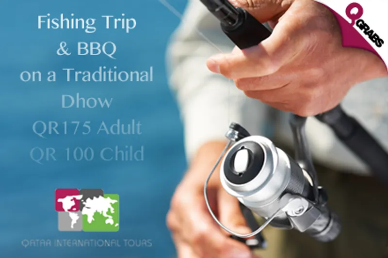 At 50% off enjoy a Fishing Trip & BBQ Dinner on Friday July 13